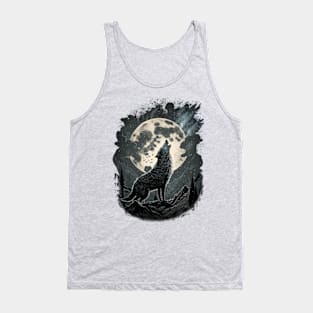 moon wolf Tank Top